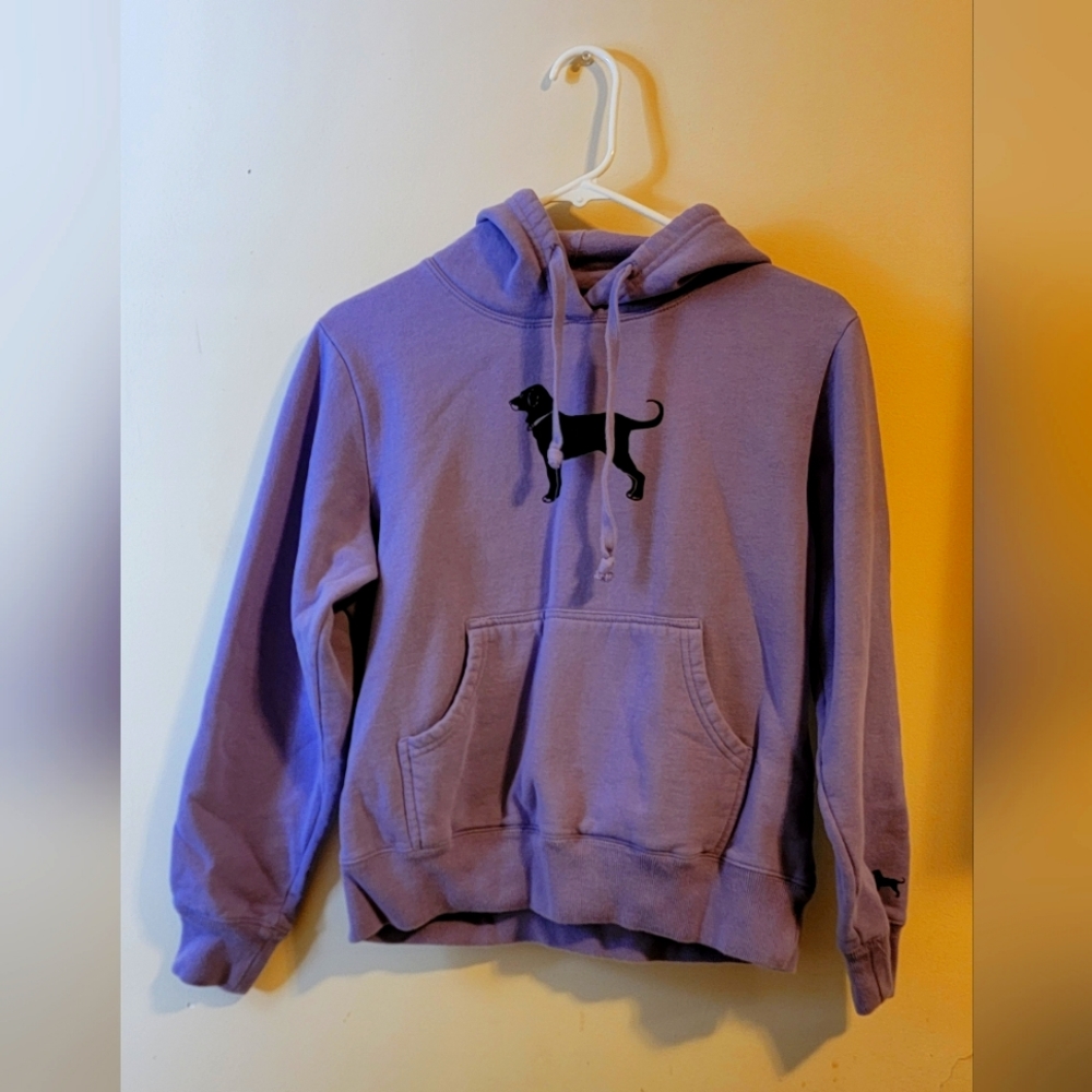 Black Dog Lavendar Hoodie - small